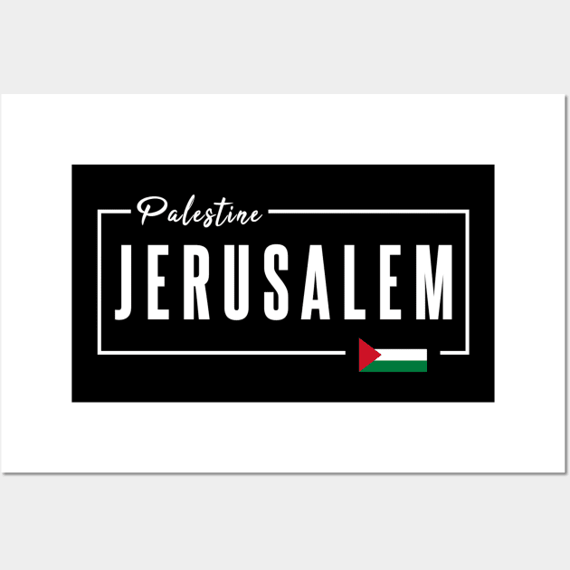 Jerusalem, Palestine Wall Art by Bododobird